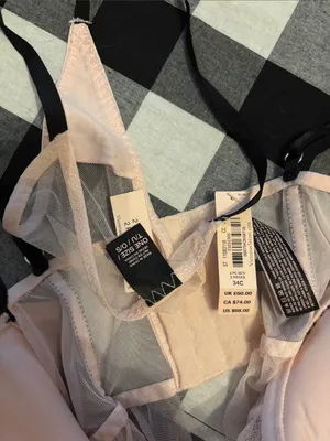 Victoria’s Secret pink tulle nightie new with tags 34C thumbnail 2