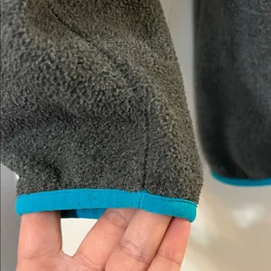 Patagonia Gray and Teal Fleece Pullover thumbnail 6