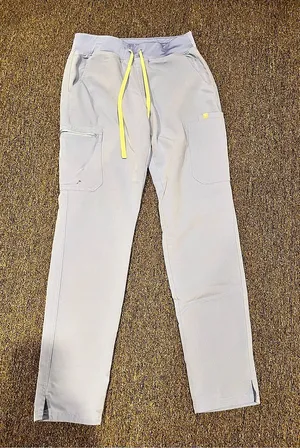 Figs Technical Collection Cargo Pants in blue and gray thumbnail 1