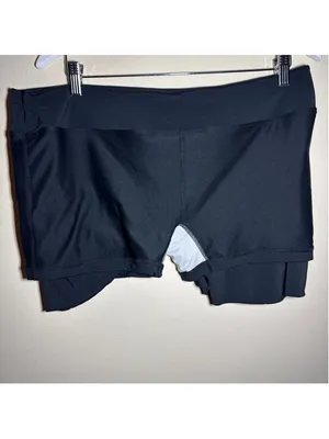 Nike Dri-FIT Athletic Skort Black White Size XL thumbnail 5