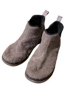 Chaco Women's Revel Chelsea V-Gore Boot 9.5 Felt Brown Slipper Fleece LUVSEAT thumbnail 2