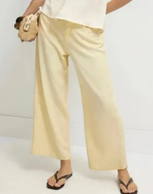 Splendid Yellow Lounge Denim
Crop Pants Medium thumbnail 1