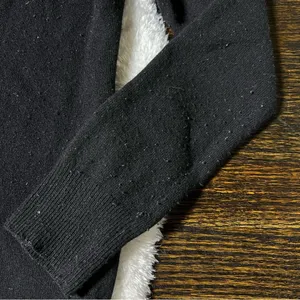 J. Crew Black Wool and Cashmere Button Front Sweater Cardigan thumbnail 4