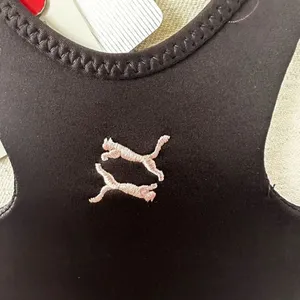 Puma Exhale black red stripe sports bra thumbnail 13