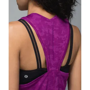 Lululemon Womens Run For Days Tank Top Size 4 Regal Plum Purple Mesh Athleisure thumbnail 6