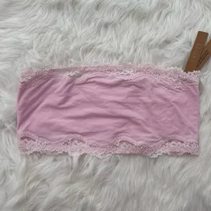 Skims Fits Everybody Lace Bandeau Cherry Blossom Multi Size Medium thumbnail 2