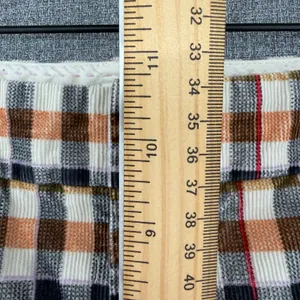 Anthropologie Essential Collection Plaid Corduroy Straight Leg Trouser Pant 12 thumbnail 10
