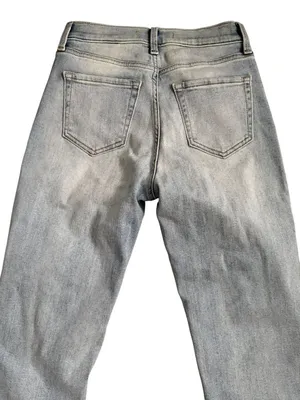 EUNINA Distressed Light Wash Ricky High Rise Boyfriend Jeans Size US Small thumbnail 3