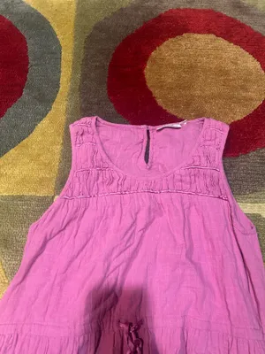 Roller Rabbit Clarissa Midi Dress Magenta Purple 100% Cotton Women’s Size Small thumbnail 3
