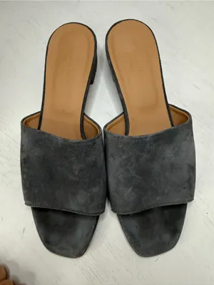 Garnet Hill Lillian Heeled Slides size 38 or US 8 thumbnail 4