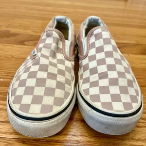 Vans Classic Slip-On Checkerboard Dusty Pink Sneakers Women's 6.0 EU 36 thumbnail 2