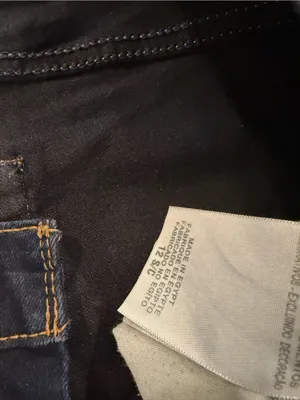 Levi's Dark Blue Flare Jeans thumbnail 3