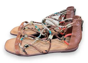 Aldo women Occeran Flat Caged‎ Sandals Sz 8 thumbnail 1
