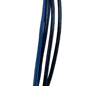 Chico's Chicos Leather 5 Strand Necklace Fish Enamel Pendant Adjustable 19.5" RE thumbnail 4