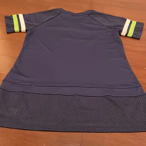 Fanatics Blue and Green Seahawks Jersey thumbnail 7
