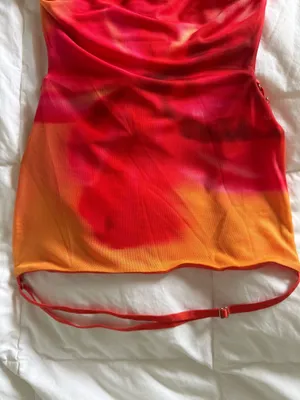 Outcast Elea Mini Dress Vespar in Orange thumbnail 6