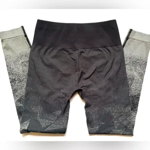 Gymshark Adapt Ombre Seamless‎ Leggins Black and White High Rise Sz Small thumbnail 5