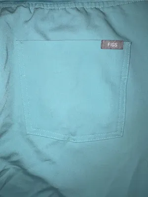 FIGS Zamora Jogger Scrub Pants Seafoam Green - Size Large Petite (LP) thumbnail 6