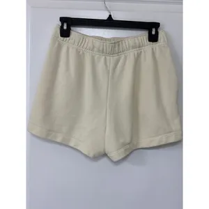 Nike Sportswear Club Fleece Women's Mid-Rise Shorts Cream Small thumbnail 5