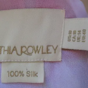 NWOT Cynthia Rowley Pink Silk Dress thumbnail 9
