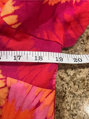 Farm Rio x Anthropologie Tie-Back Cutout Jumpsuit Floral Size M Sold Out thumbnail 9