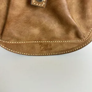 Tony Lama Woven Accent Colorful SaddleBag Leather Southwestern Crossbody‎ Purse thumbnail 12