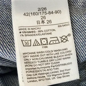 GAP High Rise Stride Wide Leg Denim Jeans Medium Wash Size 2 / 26 thumbnail 4