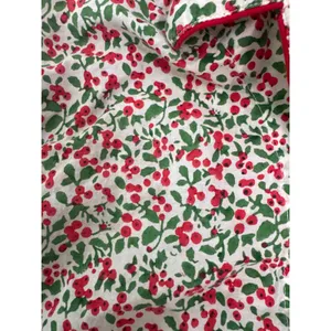 Roller Rabbit Roberta Christmas Holly Berry Size Small Womens Pajamas Set thumbnail 8