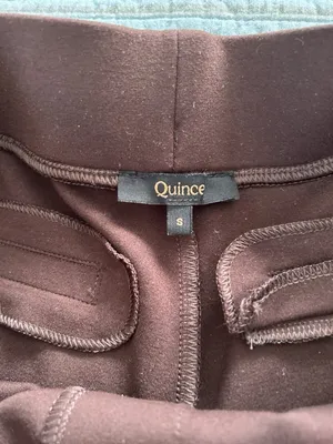 Quince Ultra-Stretch Ponte Wide Leg Pants Espresso Brown Size S thumbnail 13