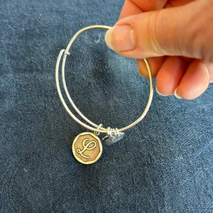 Alex and Ani Silver L Charm bracelet thumbnail 4