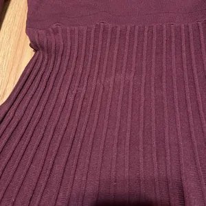 SHEIN Burgundy Ribbed Sweater Dress • L (NWT) thumbnail 3