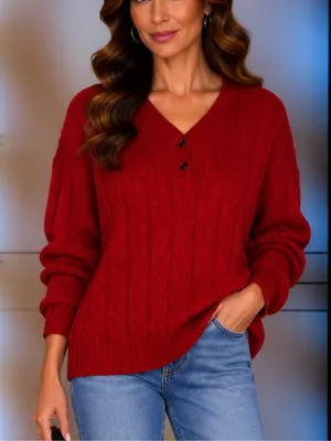 Vintage American Weekend‎ Red Sweater thumbnail 1
