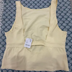 Free People Intimately Just Getting Started Muscle Tank, NWT, in Butter Yellow thumbnail 1