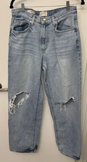 Universal Threads 90s Baggy Jeans | High Rise Relaxed Vintage Denim thumbnail 1