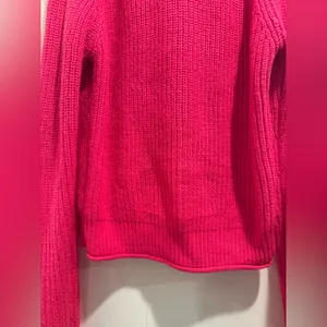 Love‎ For Humanity Bright Pink Half Zip Knit Sweater Size M thumbnail 8