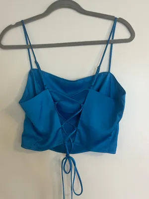 Garage Tie Back Crop Tank thumbnail 2
