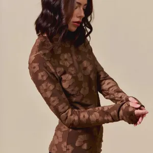 SO ME Stretched Jacquard Casual Tops‎ with Thumb Opening thumbnail 8