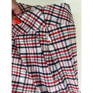 IZOD Golf Skort Womens Size 10 Tartan‎ Plaid Golf Skort Black Red Green White thumbnail 10