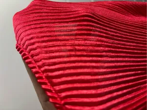 Love,Fire‎ Vibrant Red Pleated Wide-Leg Jumpsuit Sleeveless Size L NEW thumbnail 12