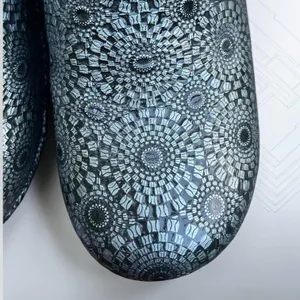 Dansko Pro XP Mandala Patent Leather Professional Clogs EU39 US 8.5 Black Silver thumbnail 15