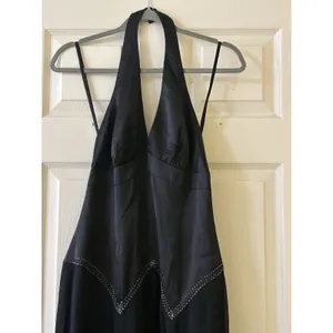 BCBG MaxAzria BCBG Paris Black Silk Halter Gown Sz 6 NWT Prom Wedding Gala Sexy thumbnail 14