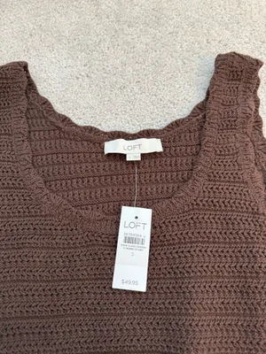 Brown Loft Tank Top thumbnail 3