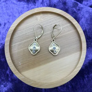 Lia Sophia Women Earrings Goldtone‎ Crystal Drop Classic Elegant Minimalist Glam thumbnail 2
