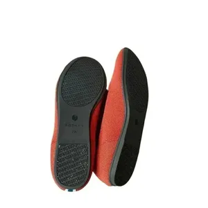 Rothy's Persimmon Marina Stripe Retired Women’s Round Toe Flats SZ 7.5 thumbnail 9