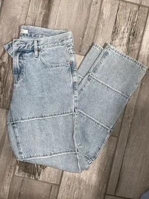 Pacsun low rise straight jeans, light wash size 26 thumbnail 2