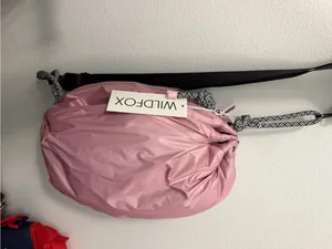 Wildfox Dusty Pink Drawstring Crossbody Bag thumbnail 2