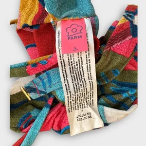 NEW Farm Rio Toucan Bikini Top Size Large thumbnail 7