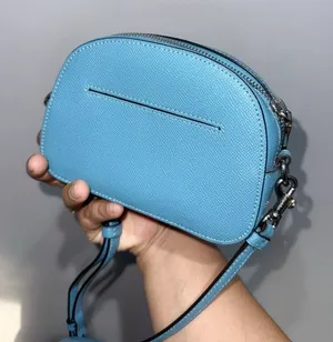 Coach Mini Serena Crossbody Bag 97561 Aqua‎ Crossgrain Leather MINT Z thumbnail 1