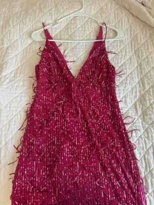 Magenta homecoming dress dillards thumbnail 4