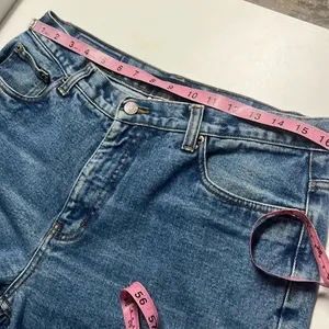 Vintage 1990s jeans 100% cotton size 10 short‎ perfect fit denim jeans Y2K fall thumbnail 3